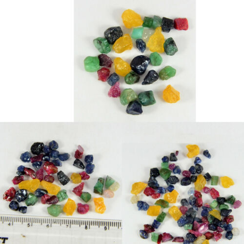 Bi Color Sapphire Gemstone Rough Natural 568 Ct Certified F6841
