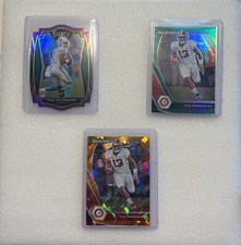 3 SP Lot Parallel Tua Tagovailoa Die-cut•Cracked Ice•Green Prizms Miami Dolphins