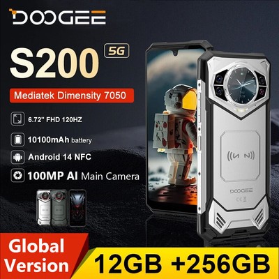 Neu DOOGEE S200 5G Rugged 32+256GB 10100mAh NFC Ohne Simlock Android 14