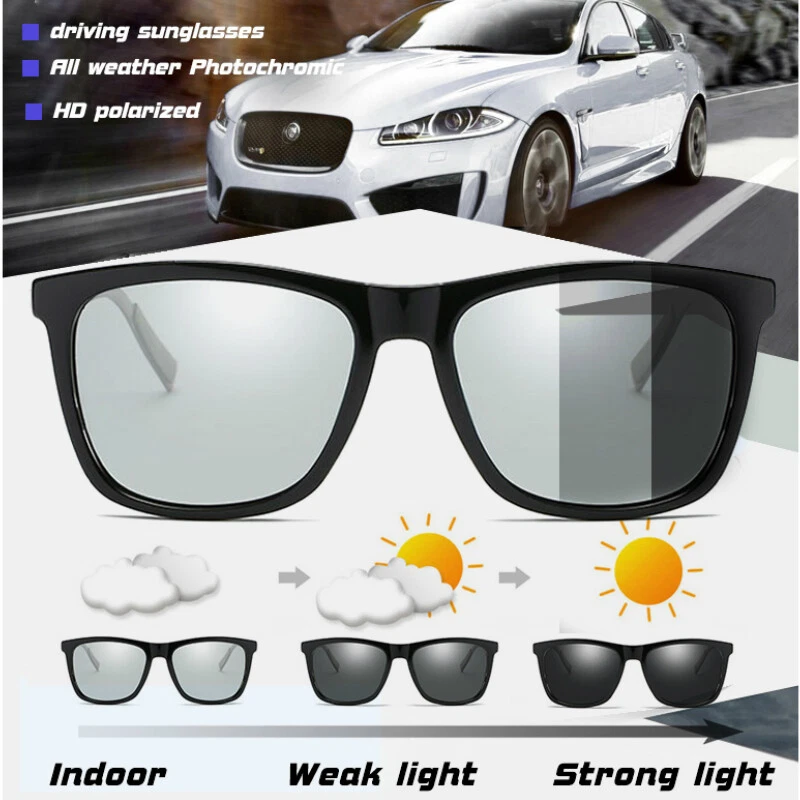 Aluminium HD Polarized Photochromic Sunglasses Men Ourdoor Driving Sun Glasses - Image 3 of 4