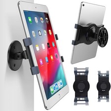 Ipad Wall Mount Swivel 360 Rotating Tablet Holder Two Brackets To Fit 613" Table