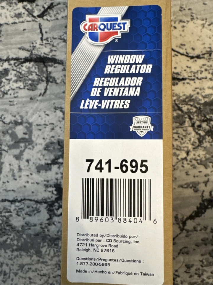 Regulador de ventana eléctrica con motor para Hyundai Elantra 96-00 delantero derecho 741-695 Foto 2 de 4