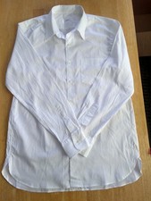 New Brooks Brothers White Button Down Collar Cotton Shirt 16-33 Extra Slim