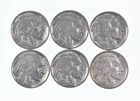1930-1937 XF/AU Better Condition: Great Detail in Buffalo Horn 6 Coin Lot *691