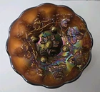 Millersburg Iridescent Carnival Glass BLACKBERRY WREATH Bowl 5.5" Dish  1909-12