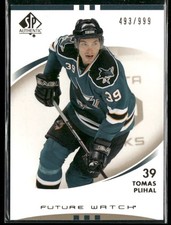 2007-08 SP Authentic Tomas Plihal RC /999 #188 San Jose Sharks