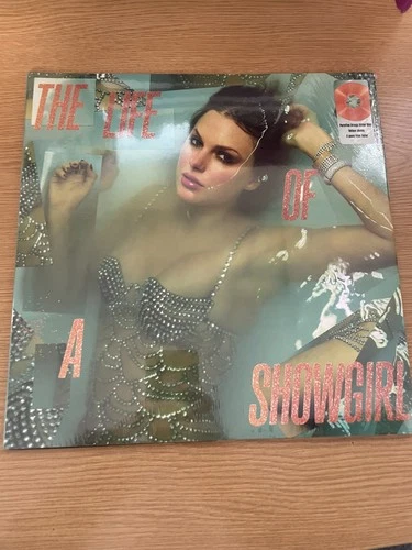 Taylor Swift : The Life of a Showgirl Orange Glitter Vinyl Lp -Sealed Small mark