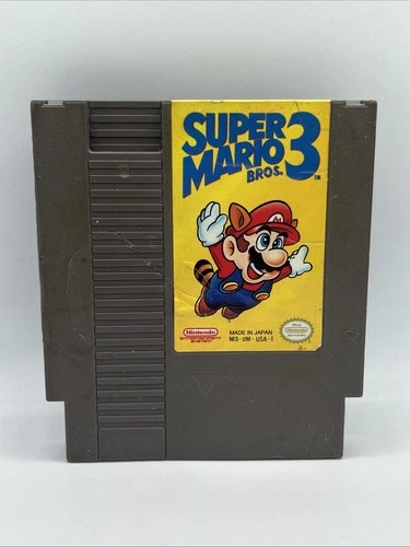 Super Mario Bros. 3 (Nintendo NES, 1990) - Authentic, Cleaned, Tested & Working!