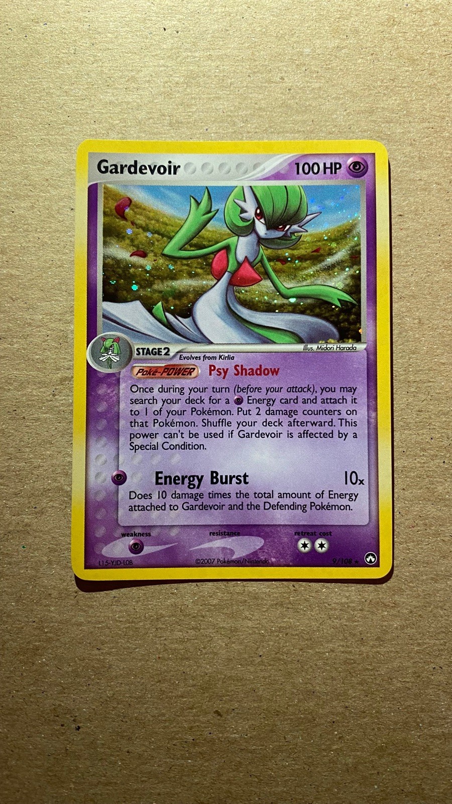 Gardevoir EX Power Keepers 9/108 Regular Holo Rare NM Pokémon TCG