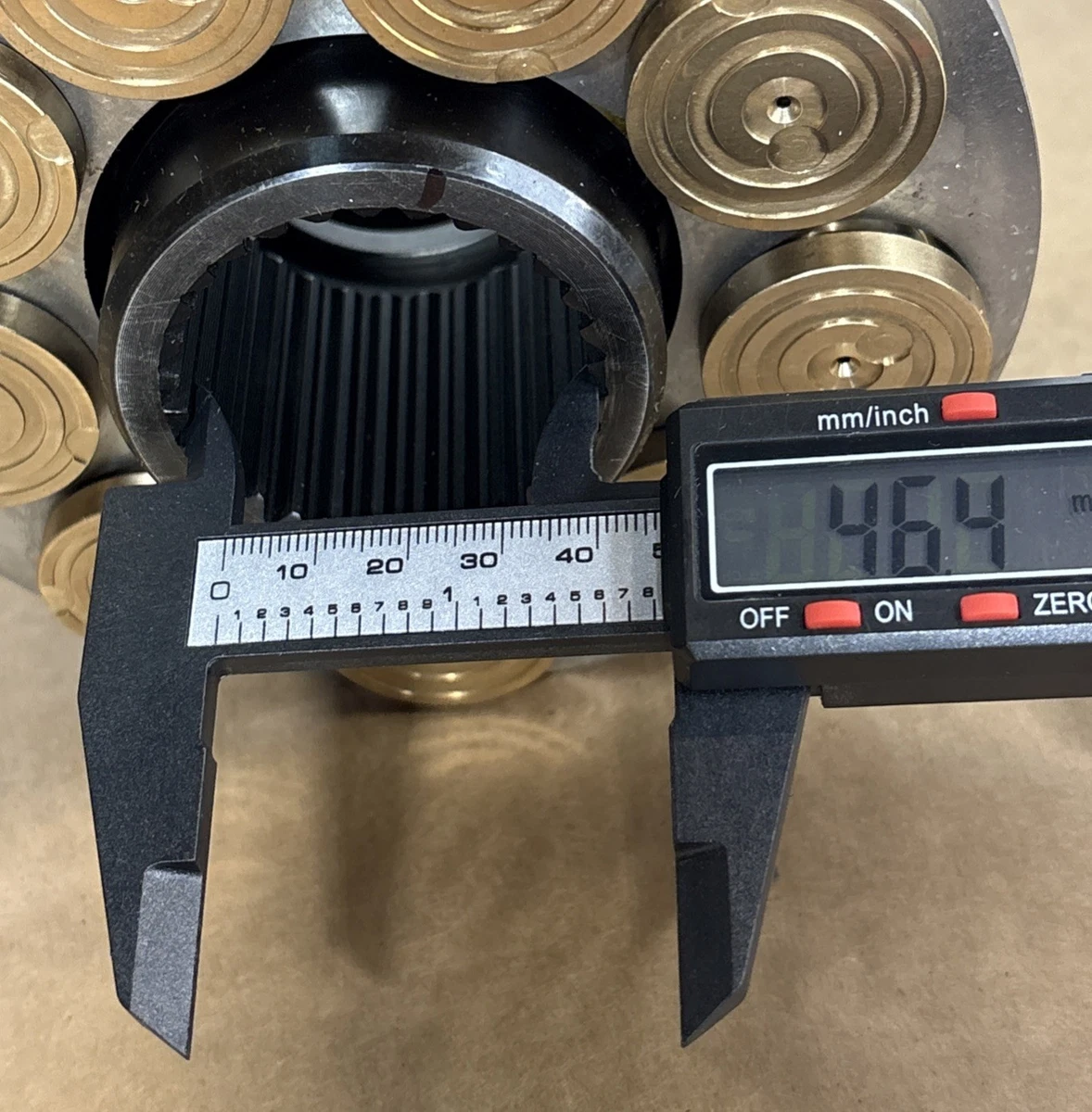 Grupo rotativo de bomba hidráulica de pistones axiales, 9 pistones, 29 estrías foto 5