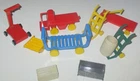 Marx 1950s Freight Terminal Carts and Freight Parts