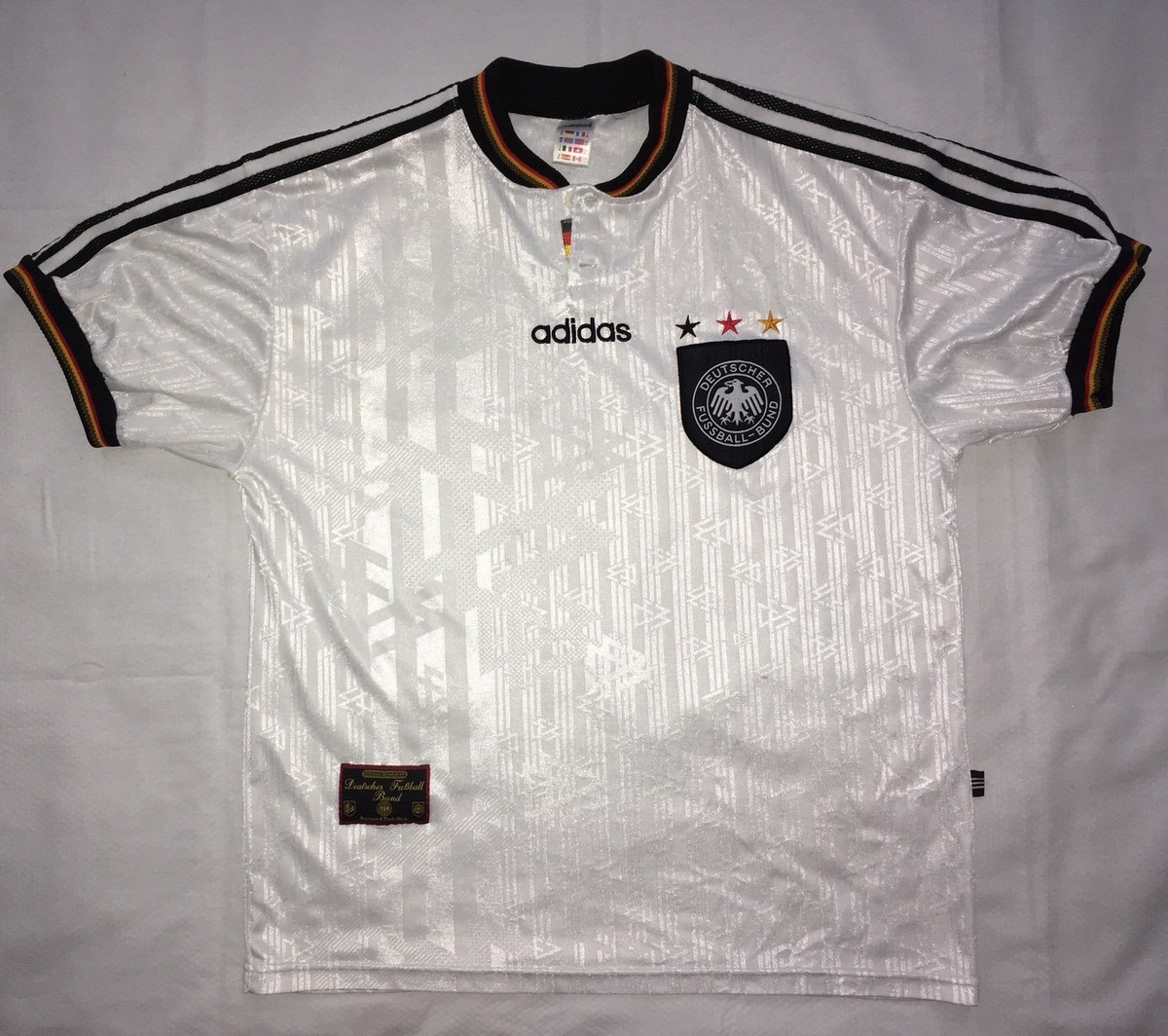 adidas ドイツ ユニフォーム 96/97 シャツ 1996/97 Germany Away Jersey | eBay