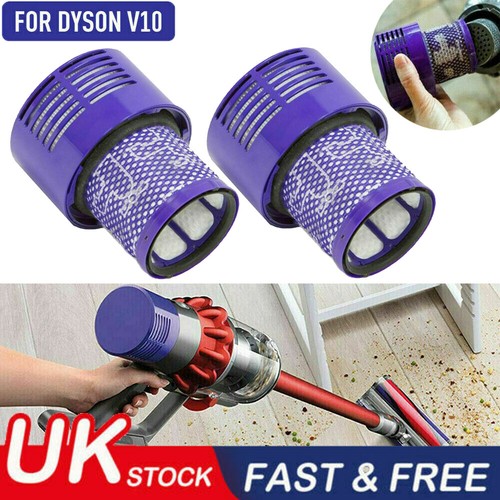 2Pcs Filter For DYSON V10 Cyclone Animal Absolute Total Clean Replacement  UK | eBay