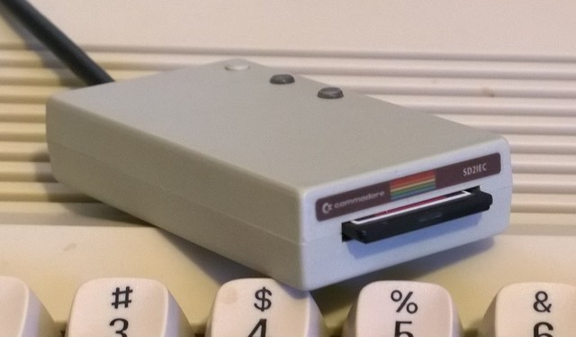 C64c Style SD2IEC Commodore 1541 Disk Drive Emulator SD Card Reader C64 C128 VIC