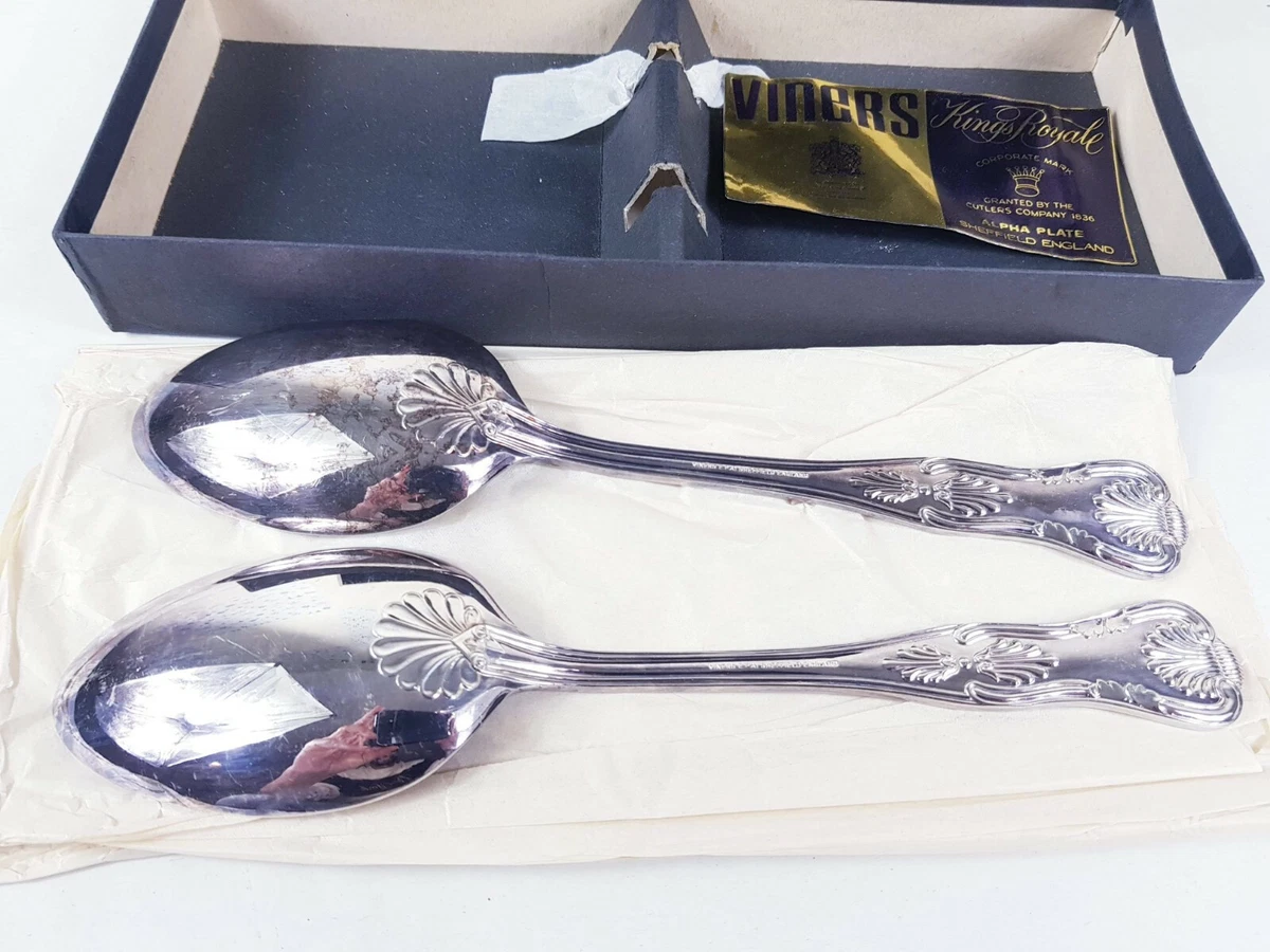 Silver plated deals serving spoons