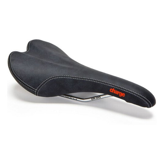 Charge Spoon Bicycle Saddle BLACK CrMo Rails Road Mountain XC