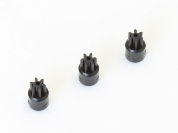 KYOSHO MINI-Z, 6T PINION GEAR SET, 3 PIECES (3 PCS) MZ6BK-06