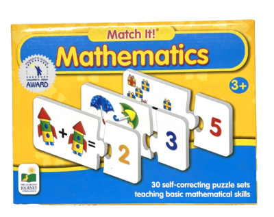MATCH IT! Mathematics Math STEM Addition Subtraction Game Puzzle Set 3+ Sealed