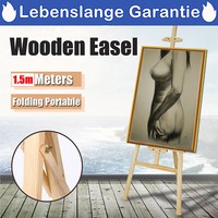 150Cm Standstaffelei Malstaffelei Holzstaffelei Atelierstaffelei Buchenholz