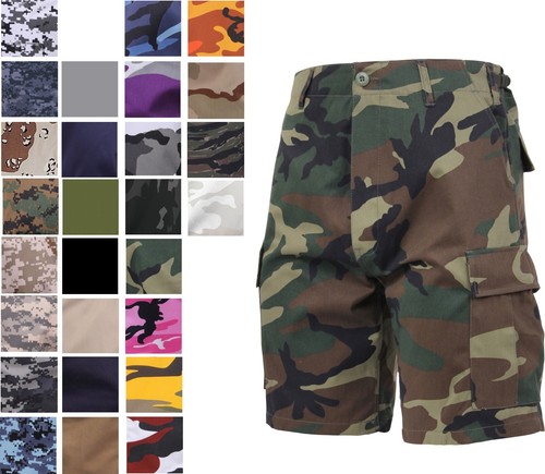 Tactical BDU Shorts Military Camo Cargo Shorts Army Fatigues Camouflage  Uniform | eBay