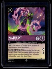 Disney Lorcana Shimmering Skies Maleficent Formidable Queen Non Foil 35/204
