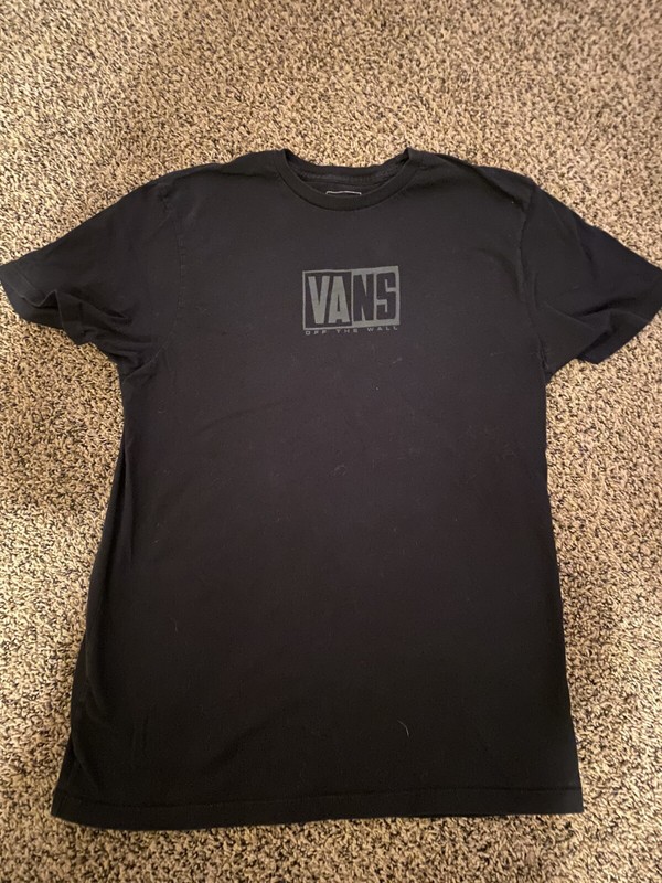 Vans Off The Wall Black Medium T-Shirt LOOK!👀👀