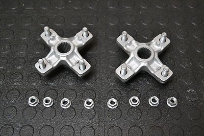 88-06 YAMAHA BLASTER YFS200 OEM REAR AXLE WHEEL HUBS 4/100 SET L R