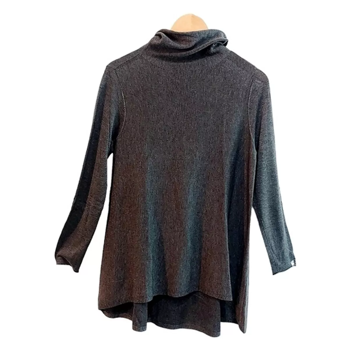 Eileen Fisher Merino Wool Tencel High Low Tunic Sweater S P eBay