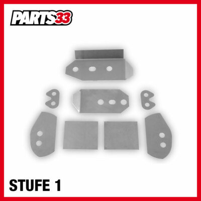 Rear axle repair kit BMW 3 Series E46 also M3 repair plates cracks stage 1