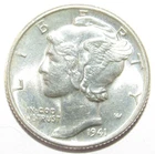 1941 Mercury Dime CH BU (B158)