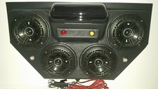 Golf Cart Utv Overhead Radio Console Bluetooth 4 Speaker Sound Bar