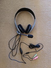 Cyber Acoustic Telemarketing Gaming Comm. Headset w/ Boom Mic  Controls