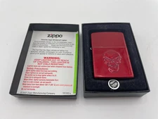 Zippo® Candy Apple Red, Doom (red skull design) - DISCONTINUED-