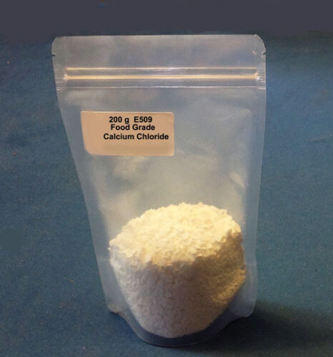 200g of Food Grade Calcium Chloride   E509 - molecular cuisine - Cheese making - Picture 1 of 1
