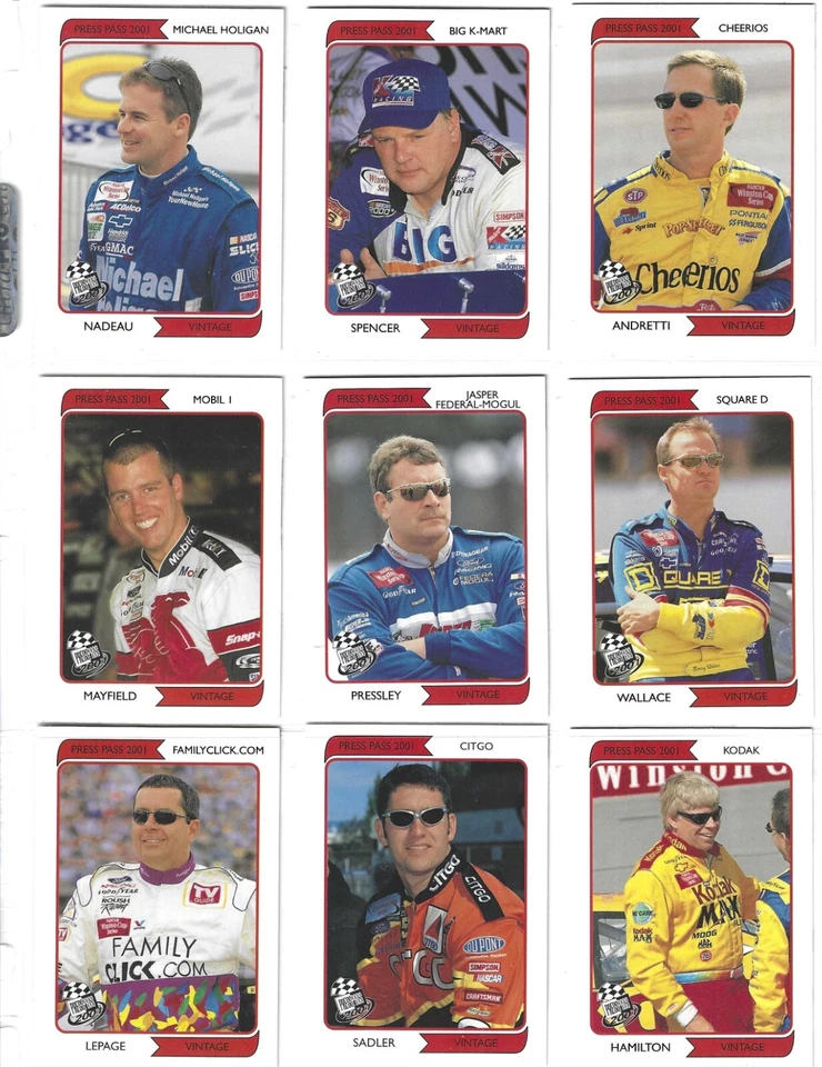 2001 Press Pass VINTAGE--#VN11 Steve Park--ONE CARD ONLY! - Image 3 of 3