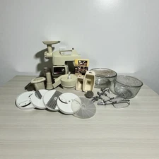 Vintage Oster 12-speed Regency Kitchen Center Mixer Grinder Processor