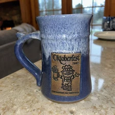 Vintage 2002 Oktoberfest Stein | Greer Pottery Dayton Art Institute Oktoberfest