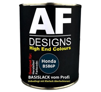 500ml Autolack für Honda B586P Dyno Blue Perl II  Autolack Spritzfertig