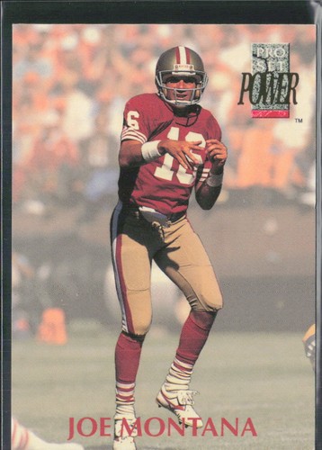 Joe Montana #16 1992 Pro Set Power card