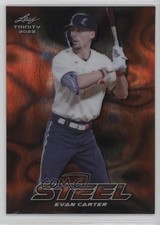 2023 Leaf Trinity Mega Box Steel Orange Lava 13/15 Evan Carter #S-24 02l5