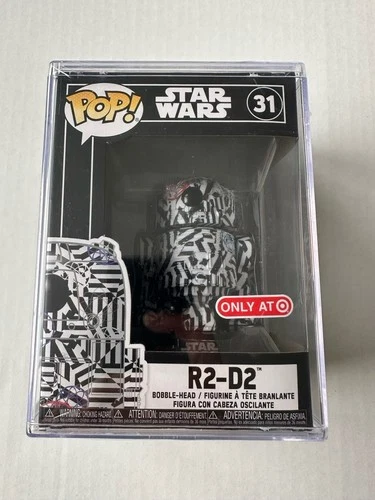Funko Pop Star Wars R2D2 #31 Target Exclusive Sealed In hard case
