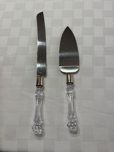 Beautiful Vintage Cake Serving Set, Hortense B Hewitt, Stainless, Elegant Acces.