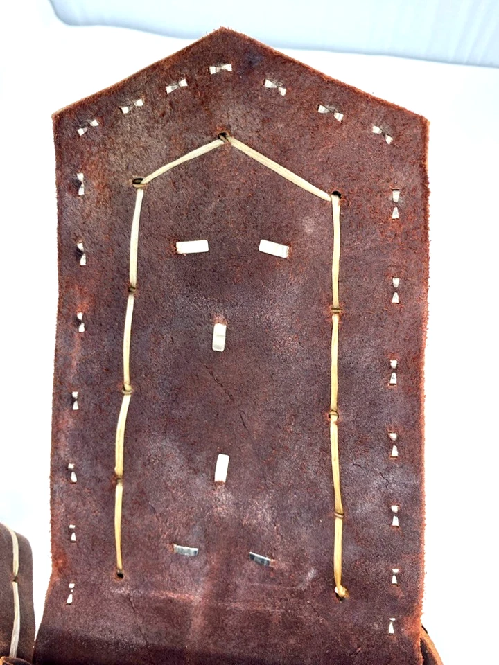 Vintage Handcrafted Leather Concho Bag Southwestern Santa Fe Estate Find – RARE - Image 4 of 4