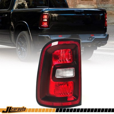 For Ram 1500 2025-2026 Halogen Black Tail Light Brake Rear Driver LH 68531047AA