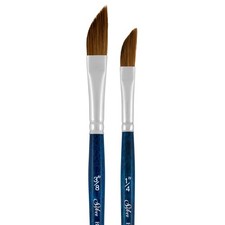 BA-2761S BelleAqua Creative Shape 2pc Dagger Striper Watercolor Brush Set, Pr...