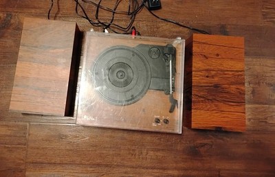 LP&No.1 Vintage Turntable with Speakers (LPSC-008) - Used Good