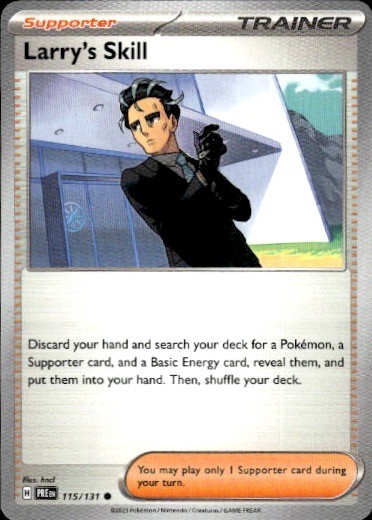 Larry's Skill Common SV: Prismatic Evolutions 115/131 NM