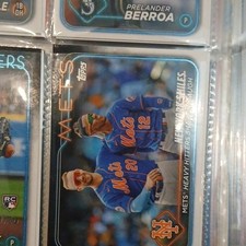 Topps 2024 Series 1 New York Smiles #38 Lindor Alonso New York Mets MLB Card