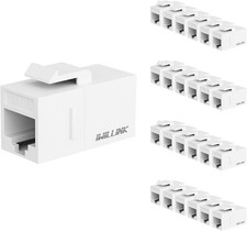 UL Listed 25-Pack RJ45 CAT6 Keystone Coupler Female to Female Insert Coupler ...