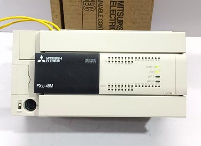 Mitsubishi FX3U-48MT/ESS, FX3U-48M Base Unit AC 100-240V Programmable Controller
